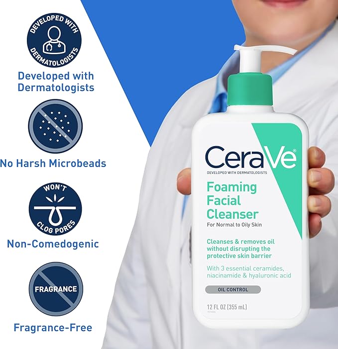 CeraVe -Foaming Facial Cleanser