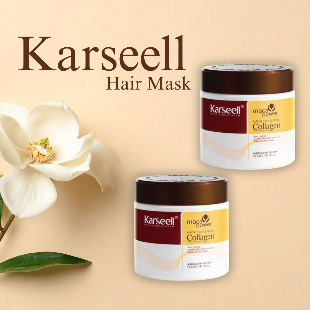2x Karseell Collagen Hair Mask Cream  500ml – Original | كريم شعر كارسيل