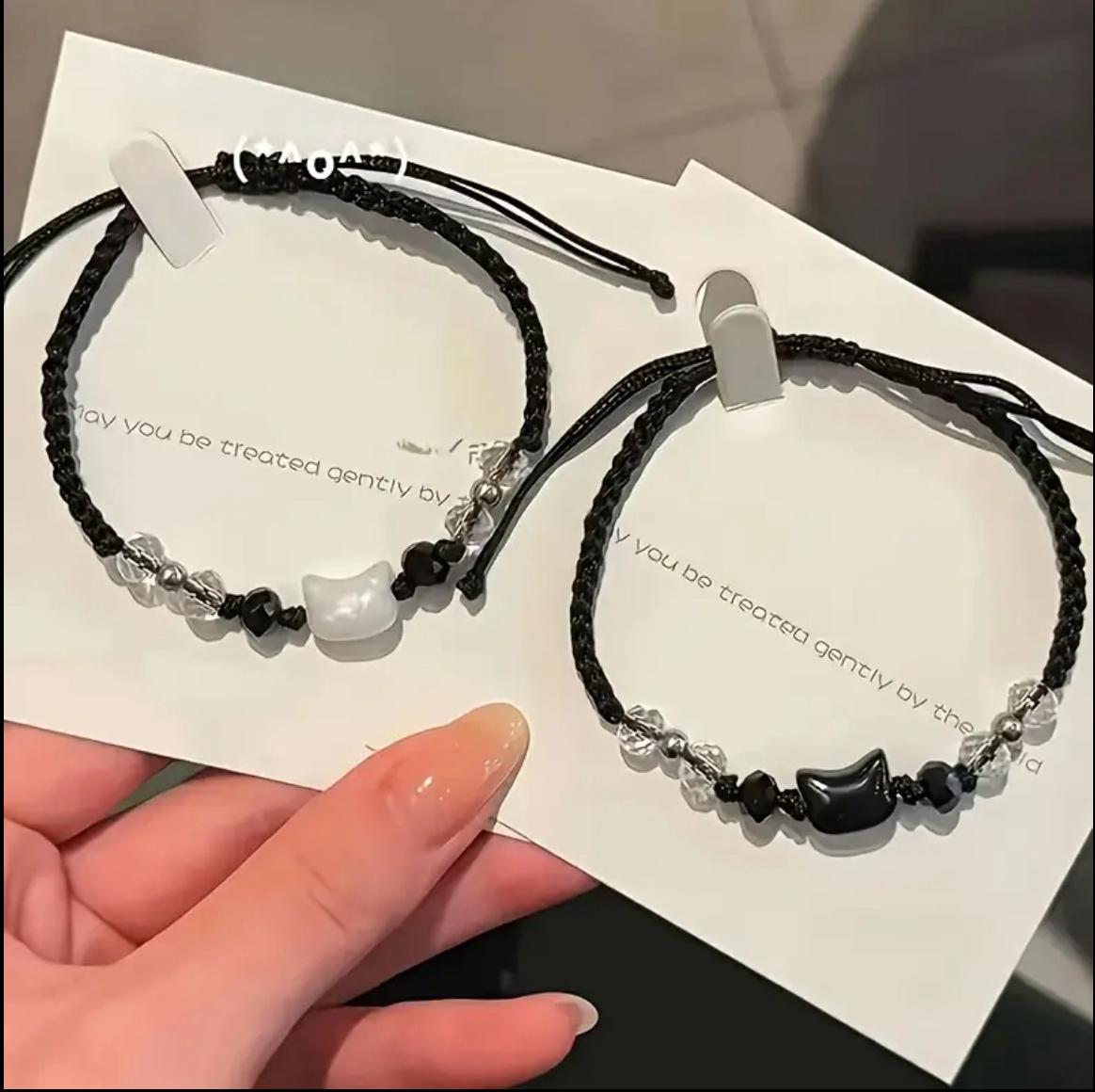 Cat Style Pendant Bracelet