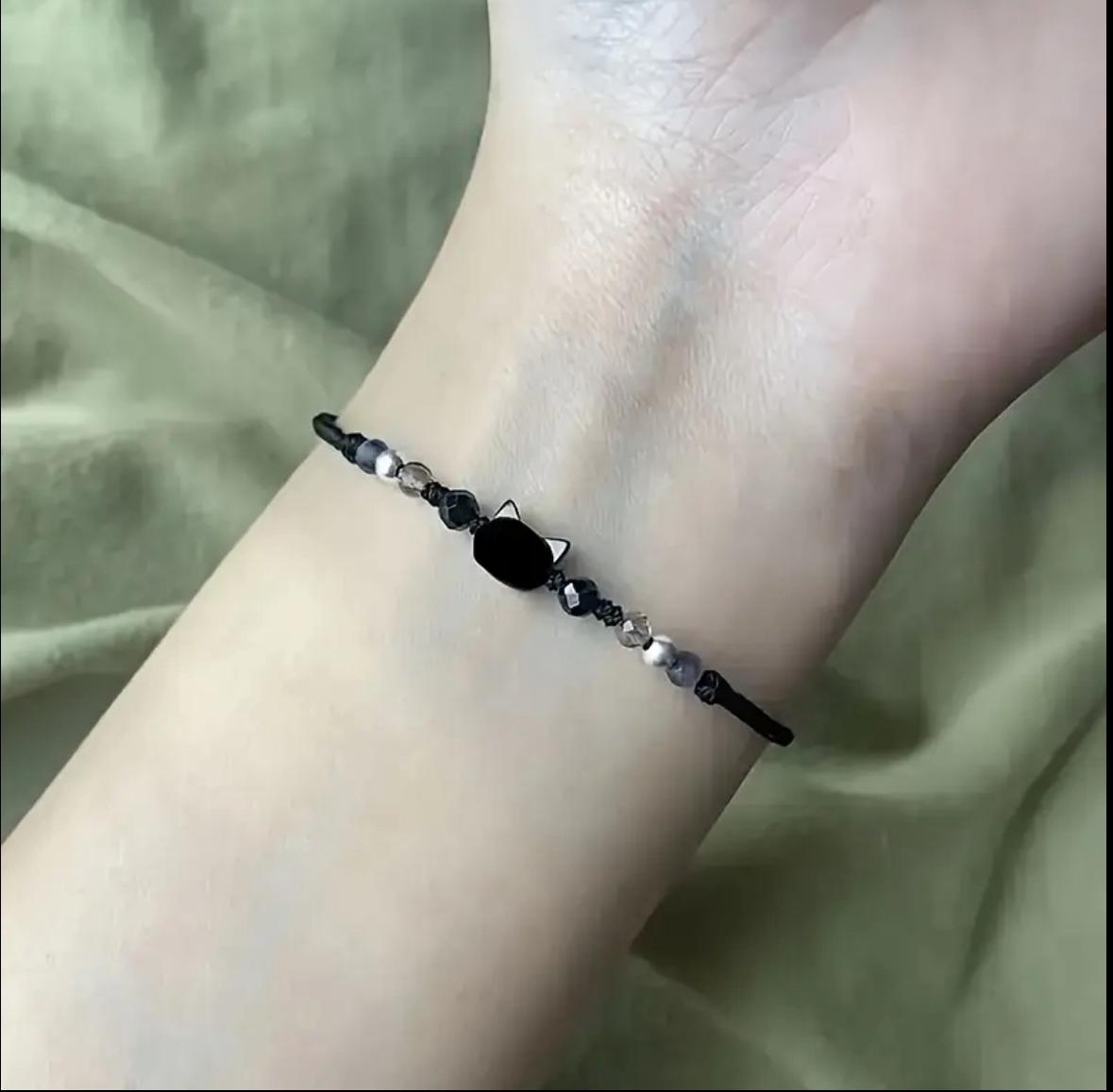 Cat Style Pendant Bracelet