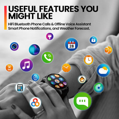 Smart Watch with Health Fitness Tracking