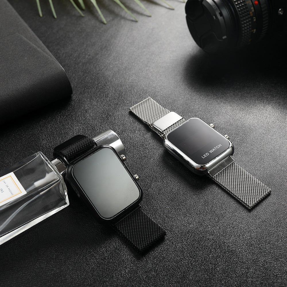 Luminous Led Student Digital Magnet Buckle Men&