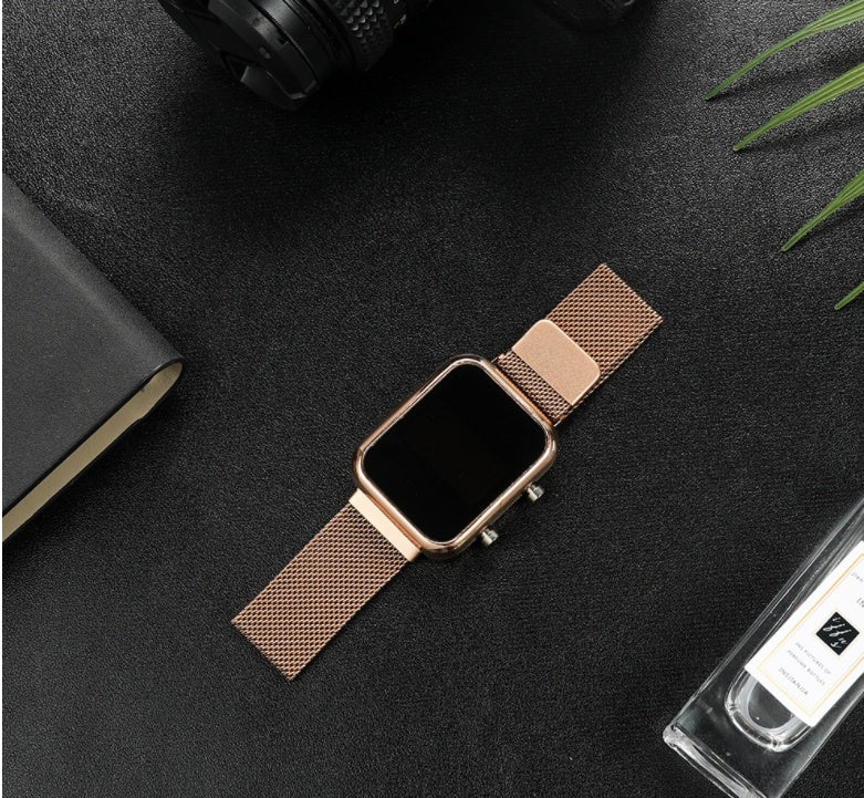 Luminous Led Student Digital Magnet Buckle Men&