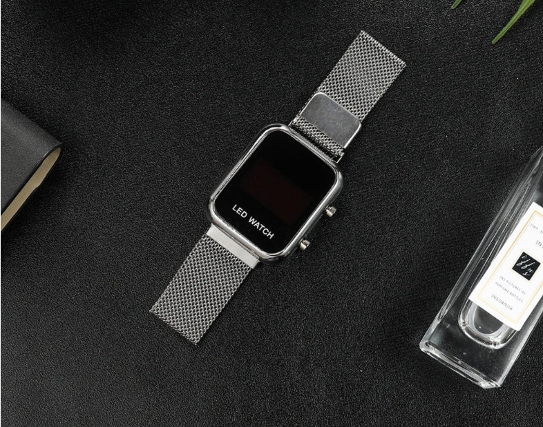 Luminous Led Student Digital Magnet Buckle Men&