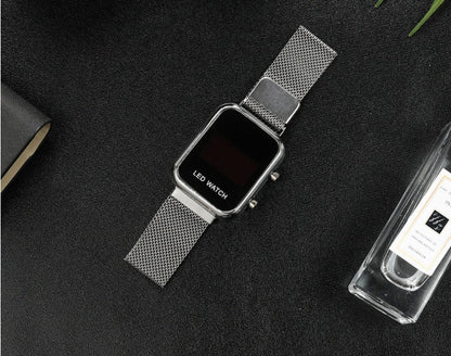 Luminous Led Student Digital Magnet Buckle Men&