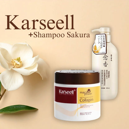 2x Karseell Collagen Hair Mask Cream  500ml – Original | كريم شعر كارسيل